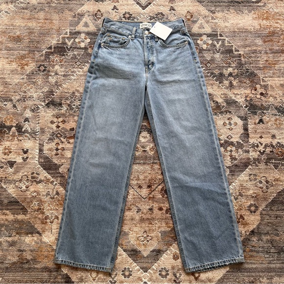 NWT Etica Stanton Relaxed Wide Leg Arctic Size 26 - Picture 2 of 8